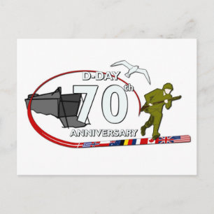 70ème anniversaire du Débarquement de Normandie Vykort