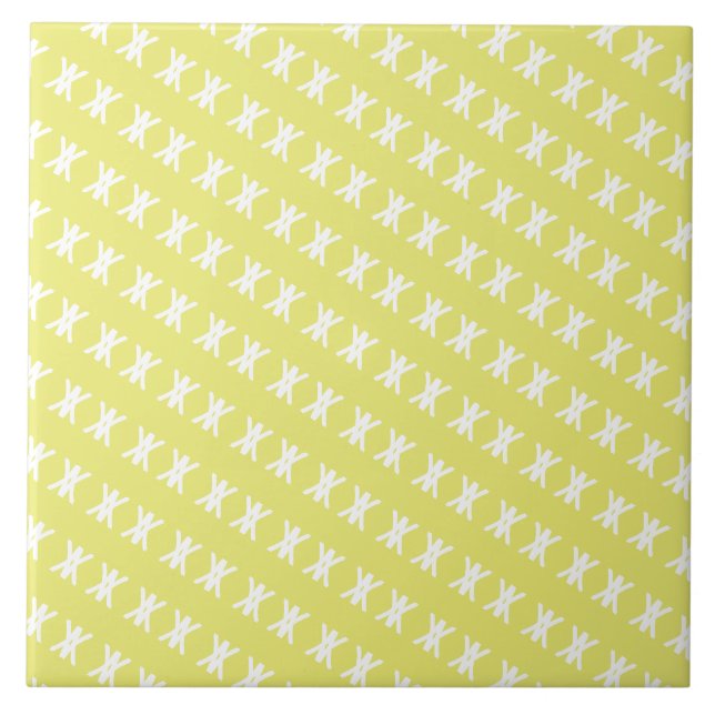 70ies 60ies yellow-green kakelplatta (Framsidan)