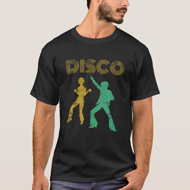 70S Disco Dancers Retro 60S Party Klubb Dancing Gi T Shirt (Framsida)