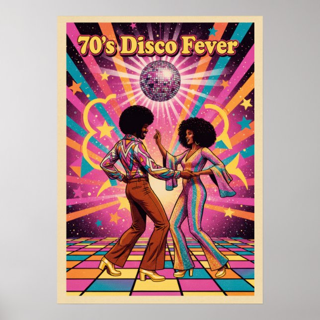 70's Disco Fever V07 Poster (Framsidan)