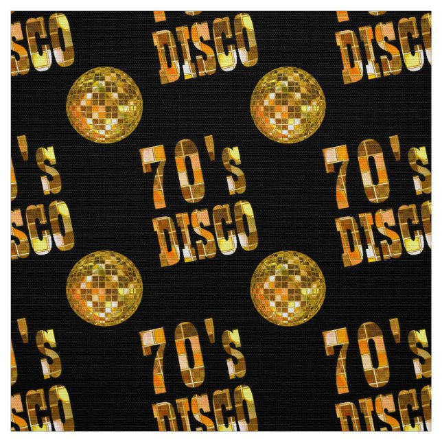 70's Disco Mönster Fabric Tyg (Provkarta)