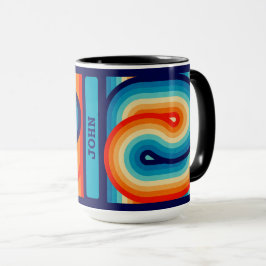 70s Double Wave Mugg