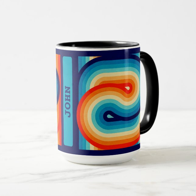 70s Double Wave Mugg (Framsida höger)