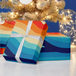 70s Double Wave Presentpapper