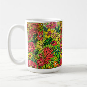 70's Flowers Kaffemugg