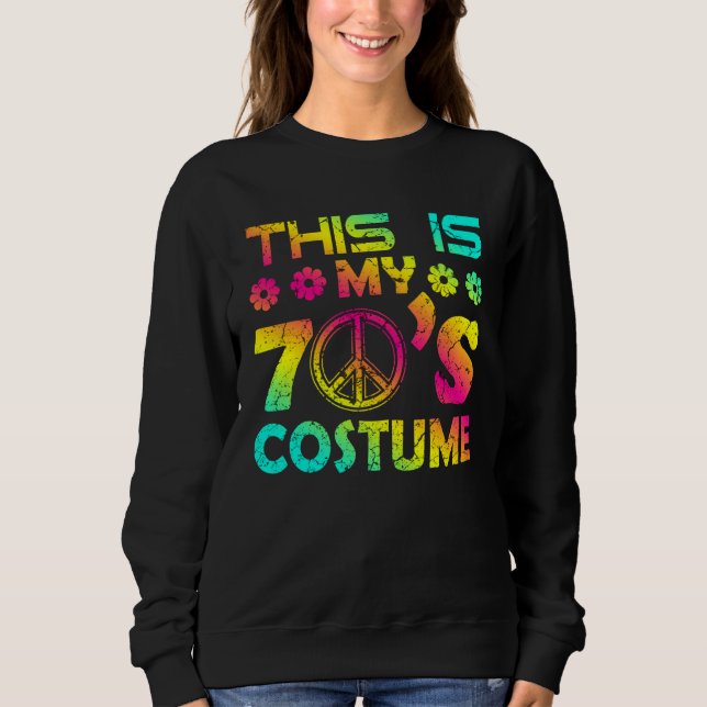 70s Halloween Costume 1970s Seven Music Disco T Shirt (Framsida)