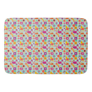 70s-inspirerad Retro Bath Mat - Funky och funktion Badrumsmatta