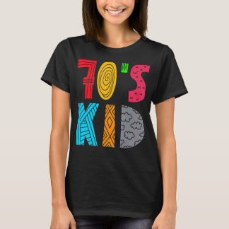 70's Kid Outfit Women Manar Vintage Retro T Shirt