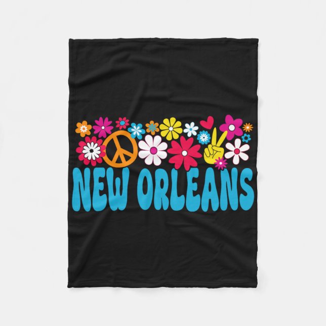 70s New Orleans  Fleecefilt (Framsidan)
