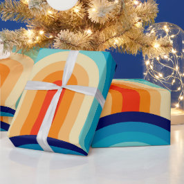 70s Rainbow Curves Presentpapper