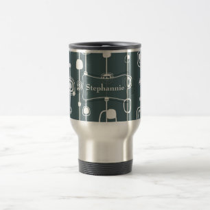 70's Retro 15 oz. Resemugg av rostfritt stål Kopp
