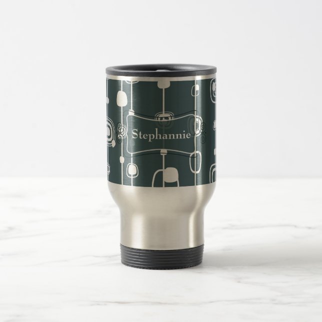 70's Retro 15 oz. Resemugg av rostfritt stål Kopp (Center)
