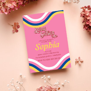 70S RETRO groovy hippie-MÖHIPPA Inbjudningar