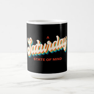 70s Stil-lördag, Mind Retro-Logotypen Kaffemugg