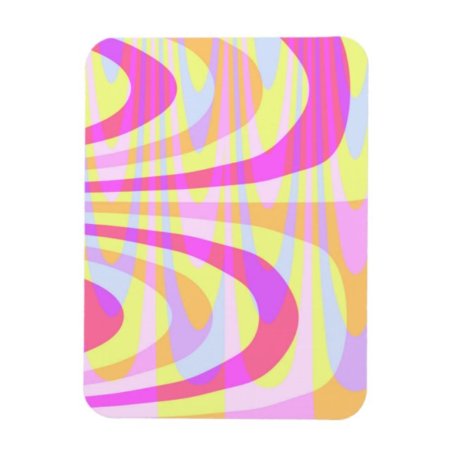 70's Swirls Magnet (Vertikal)
