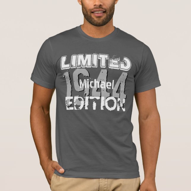 70th Begränsad upplaga A003 för födelsedaggåva Tee Shirt (Framsida)