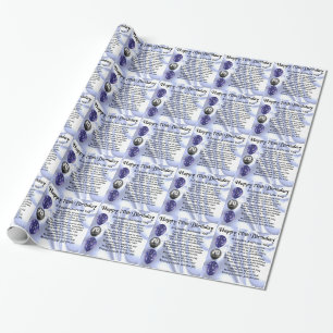70th födelsedag för kusindikt presentpapper