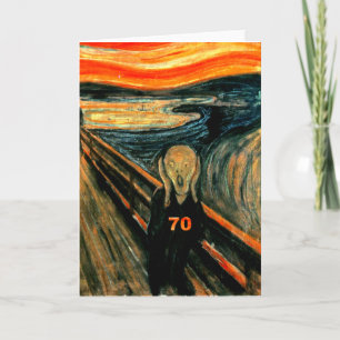 70th Födelsedag Kort