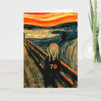 70th Födelsedag Kort