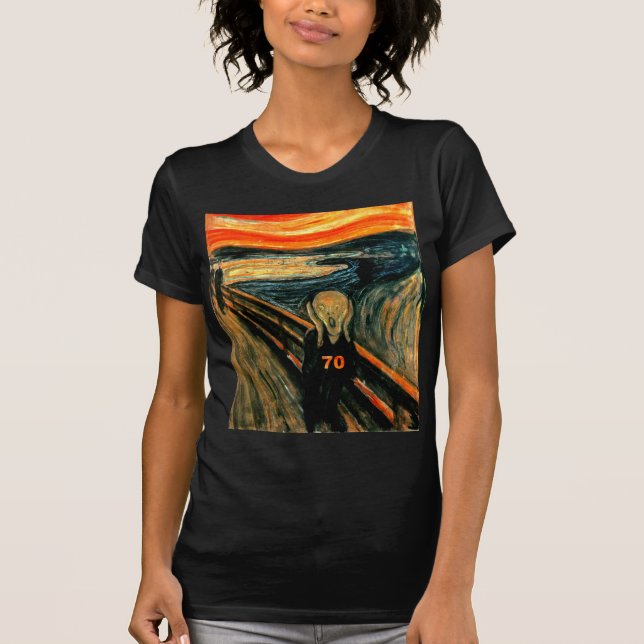 70th Födelsedag T-shirt (Framsida)