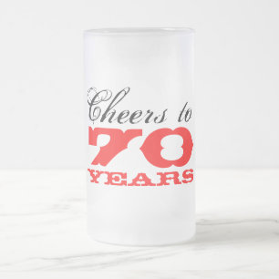 70th För manar mugg för gåva för