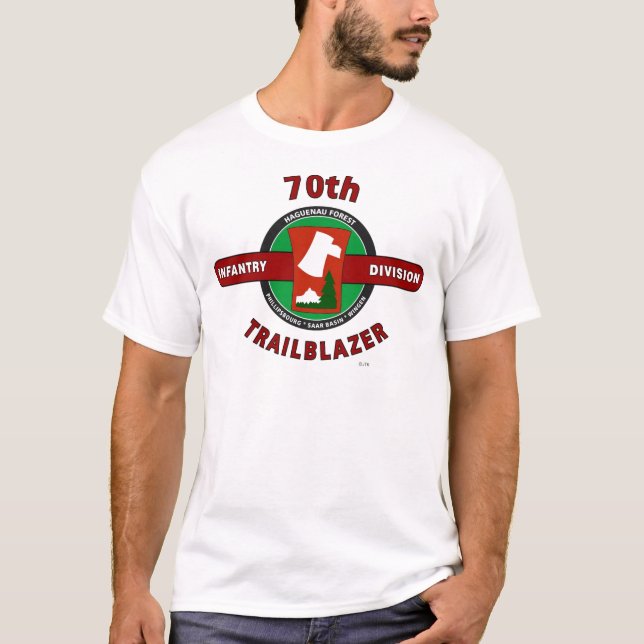 70TH INFANTERIUPPDELNING "BANBRYTARE " TEE (Framsida)