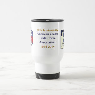 70th Travel mug för årsdag ACDHA Resemugg