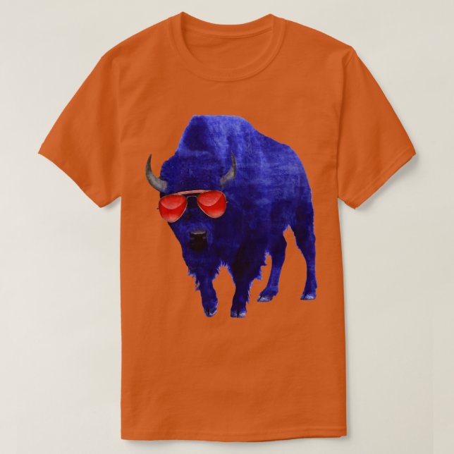 716 Bison Red Ramar T Shirt (Design framsida)