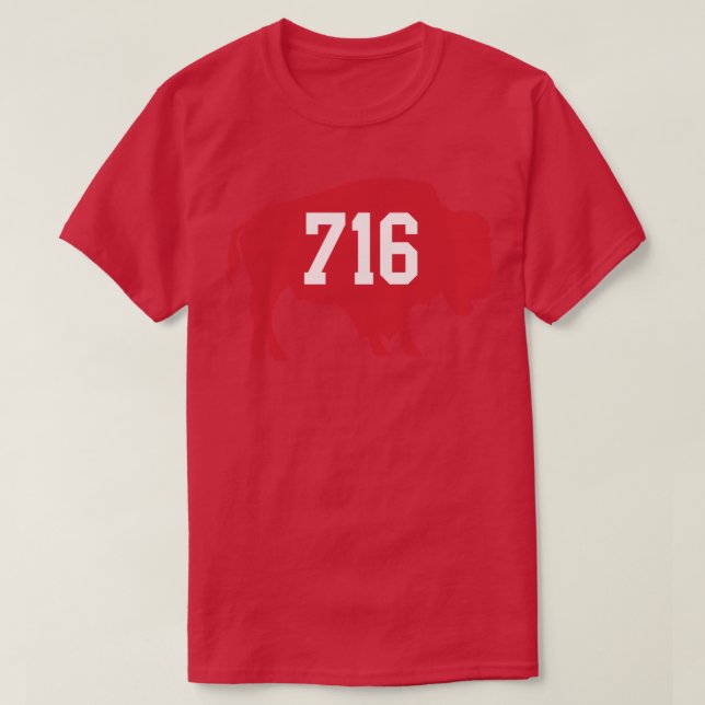 716 Röd T Shirt (Design framsida)