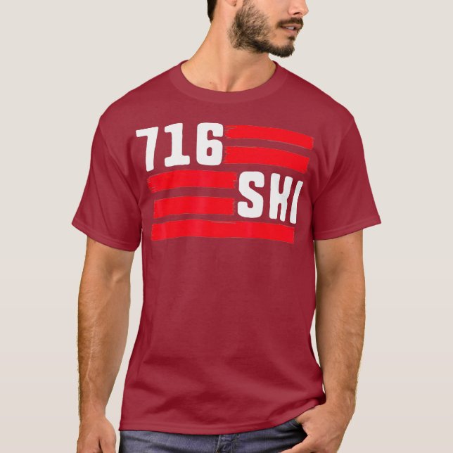 716SKI Polish Eagle Dyngus Day Polska Poland T Shirt (Framsida)