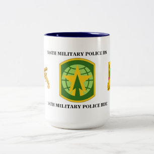 716TH MILITÄR POLISBATALJONMUGG Två-Tonad MUGG