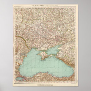 7172 Ukraina, Black Sea Poster
