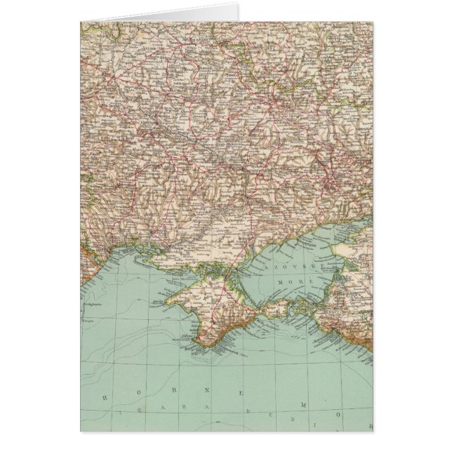 7172 Ukraina, Svarta havet Hälsningskort (Framsidan)