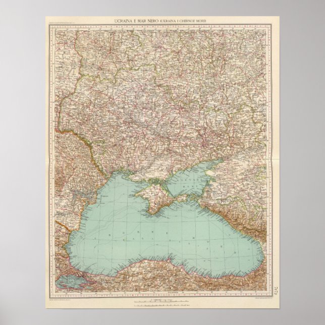 7172 Ukraina, Svarta havet Poster (Framsidan)