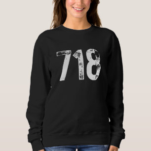 718 områdeskod New York NY mobiltelefon områdesbol T Shirt