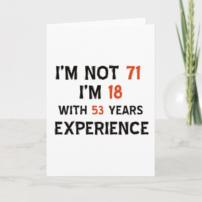 71:a coolans födelsedagskalender kort (Framsida)