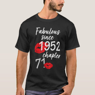 71 år gammal och fasig födelsedag sedan 1952 t shirt