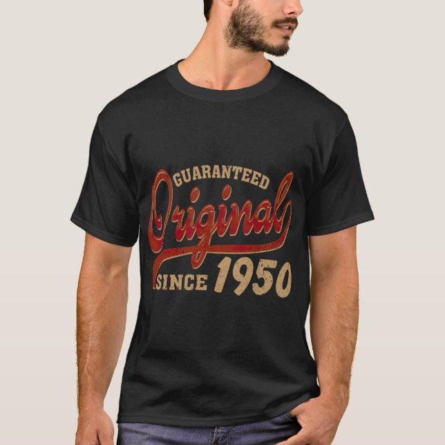 71-årspresentidéer T-shirtGaranti sedan T Shirt (Framsida)