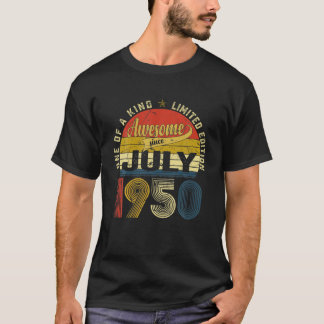 71:e födelsedagen Dekorationen juli 1950 Manar Kvi T Shirt