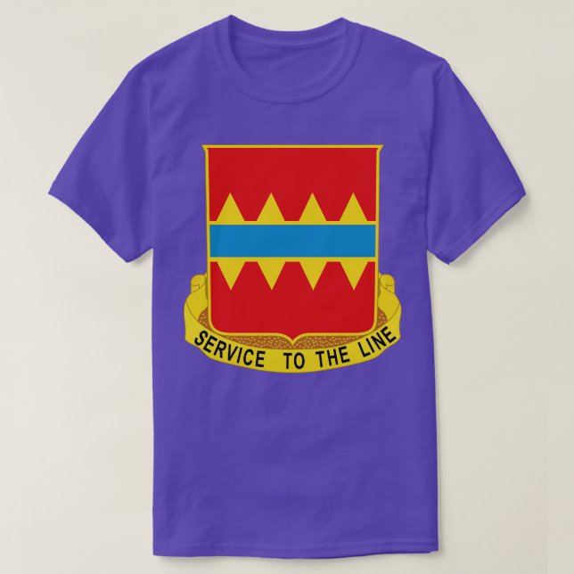 725:e supportbataljonen med text t shirt (Design framsida)