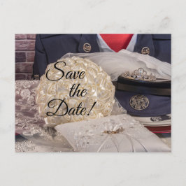 7263-militärt Bröllop Vykort