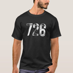 726 områdeskod San Antonio TX mobiltelefon område T Shirt