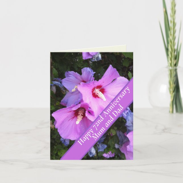 72:a årsdagen redigerbar kort (Framsida)