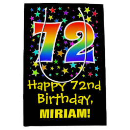 72:a födelsedag: Färga stjärnor Mönster och regnbå