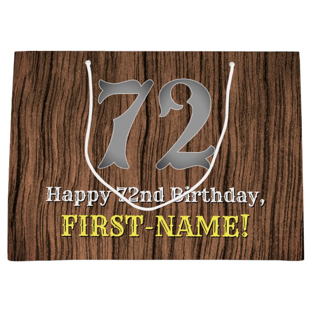 72:a födelsedag: Land Western Inspired Titta, Namn (Framsidan)