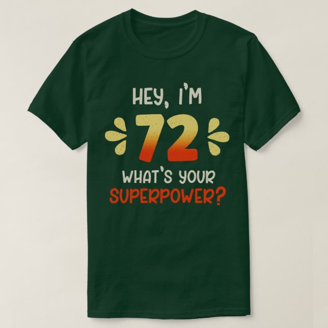 72:a födelsedagen 2 t shirt (Design framsida)