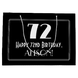 72:a födelsedagen: Art Deco Inspired Stil "72", Na