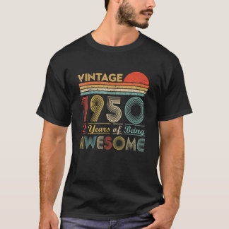 72 Ålderskycklingar Vintage klassiskt födda T Shirt