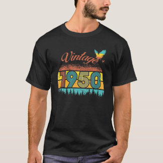 72 års gammal Vintage Retro 1950 72th Birthday Eag T Shirt
