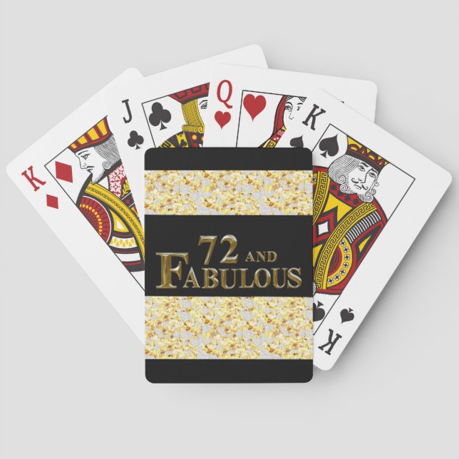 72-årsdag  casinokort (Baksidan)